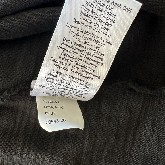 Nation Ltd Savanna Flutter Sleeve Tee - Black Small - Picture 9 of 9